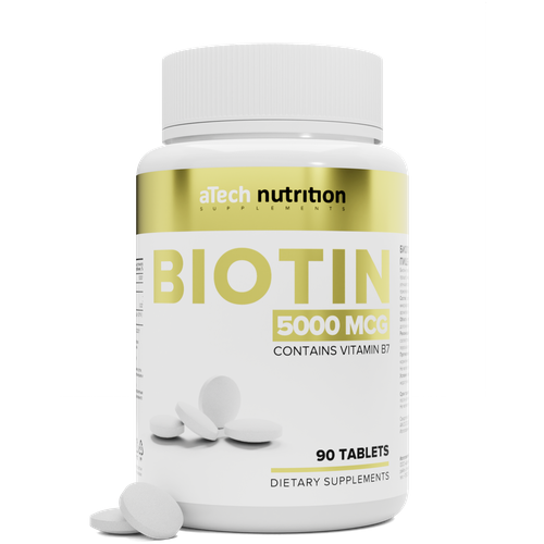 Биотин / BIOTIN aTech nutrition 90 таблеток фотография