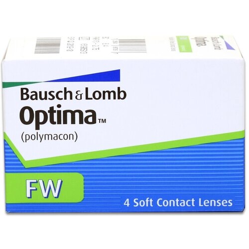 Контактные линзы Bausch & Lomb Optima FW, 4 шт., R 8,7, D -3 фотография