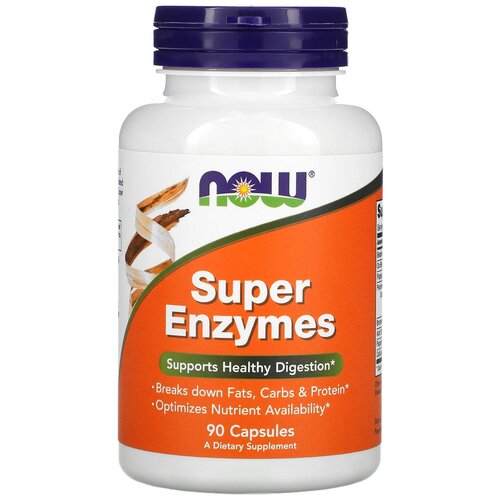 Super Enzymes капс., 200 мл, 0.8 г, 90 шт., нейтральный, 1 уп. фотография