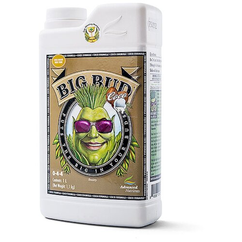 Стимулятор Advanced Nutrients Big Bud COCO 1 л для растений, кокосового субстрата фотография