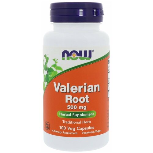 Капсулы NOW Valerian Root, 90 г, 500 мг, 100 шт. фотография