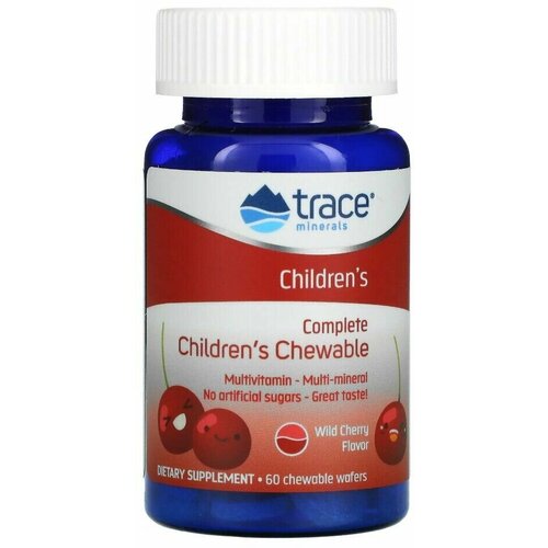 Витаминно-минеральный комплекс для детей, Trace Minerals Complete Children's Chewable 60 жевательных табл. фотография