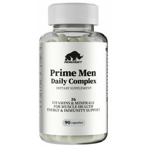 Витамины для мужчин Prime Kraft Prime Men Daily Complex (90 капсул) фотография