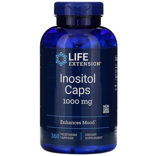 Капсулы Life Extension Inositol, 400 г, 1000 мг, 360 шт. фотография