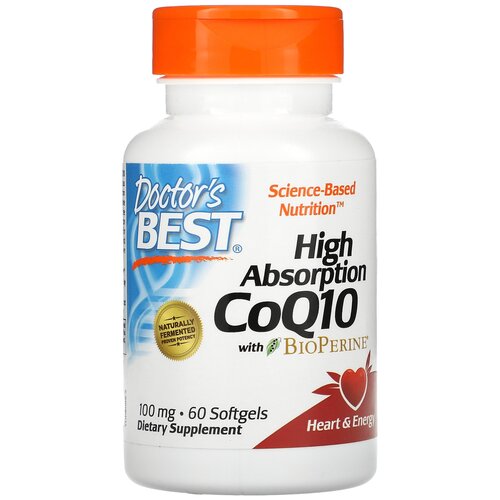 High Absorption Co Q10 with BioPerine капс., 100 мг, 70 г, 60 шт. фотография