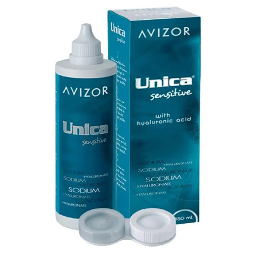 Раствор AVIZOR Unica Sensitive, с контейнером, 350 мл, 1 шт. фотография