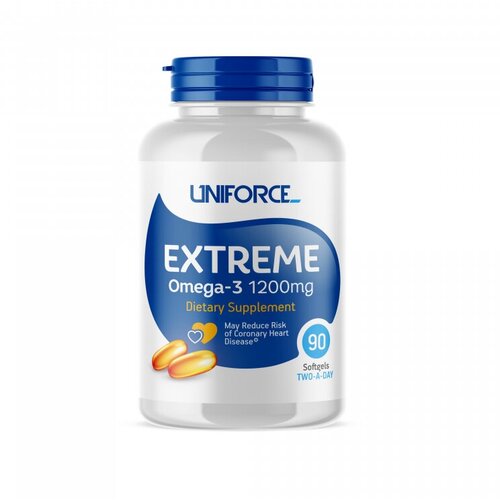 Extreme Omega-3 капс., 1200 мг, 1.85 г, 90 шт. фотография