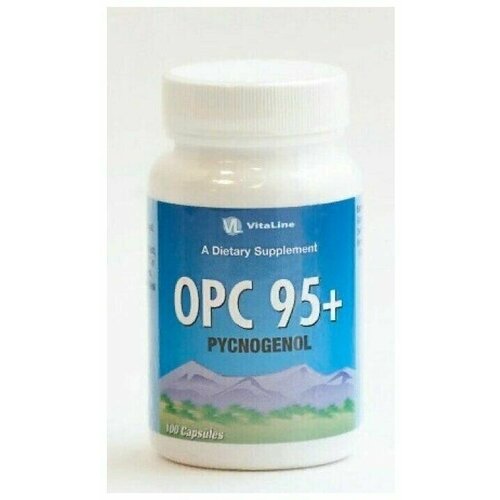 ОРС 95+ Пикногенол, OPC 95+ Pycnogenol, Vitaline, 192 мг фотография