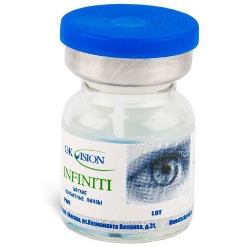 Контактные линзы OKVision Infiniti., 1 шт., R 8,4, D -9,5, прозрачный, 1 уп. фотография