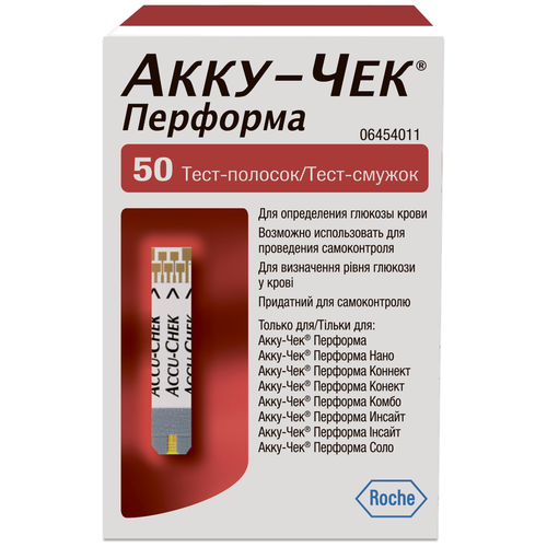 фотография Accu-Chek тест-полоски Performa, 50 шт., купить за 1358 р