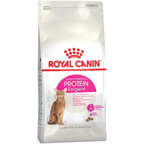 Сухой корм для привередливых кошек Royal Canin Protein Exigent, профилактика избыточного веса, профилактика МКБ 2 шт. х 400 г фотография