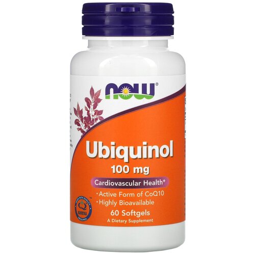 Ubiquinol капс., 100 мг, 100 мл, 100 г, 60 шт. фотография