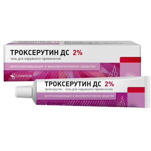 Троксерутин ДС гель д/нар. прим., 2%, 30 г фотография