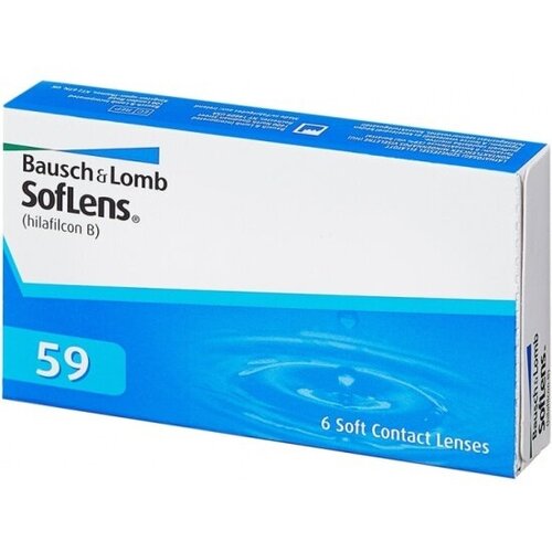 Контактные линзы Bausch & Lomb SofLens 59, 6 шт., R 8,6, D -3,5 фотография