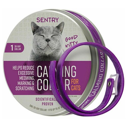 SENTRY Calming Collar успокаивающий ошейник для кошек с феромонами 1 шт фотография