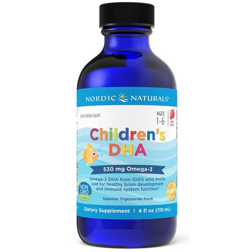 Раствор Nordic Naturals Children's DHA, 380 г, 119 мл фотография