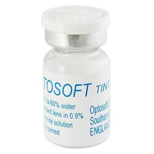 Контактные линзы Optosoft Tint, 1 шт., R 8,6, D -5, blue, 1 уп. фотография