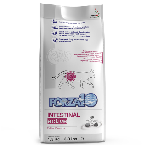 Сухой корм для кошек Forza10 Intestinal Active при расстройствах ЖКТ, 1,5 кг фотография