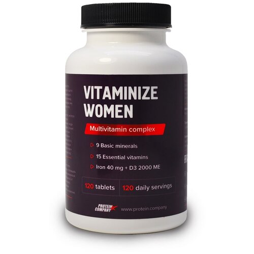 Vitaminize Women Мультивитамины женские, 250 мл, 150 г, 120 шт. фотография