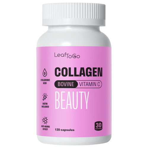 Leaf To Go Collagen Bovine Beauty капс., 120 шт. фотография