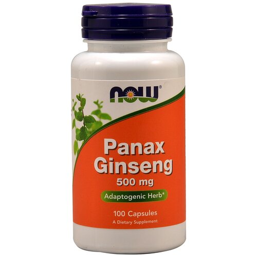 Капсулы NOW Panax Ginseng, 90 г, 500 мг, 100 шт. фотография