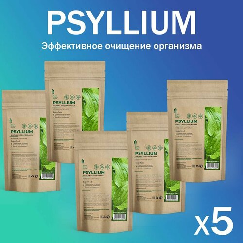 PSYLLIUM superfood пищевая добавка шелуха подорожника в порошке Псиллиум очищение организма фотография