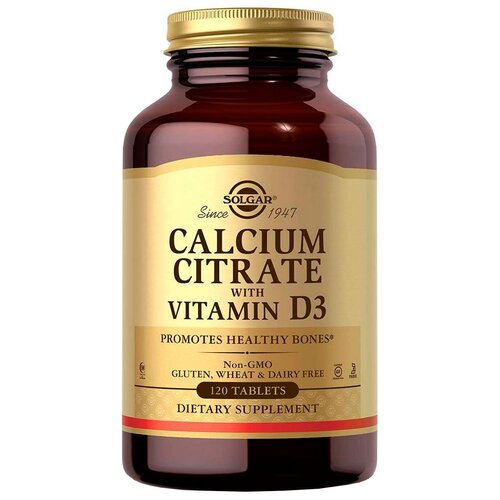 Solgar Calcium Citrate with Vitamin D3 таб., 450 г, 120 шт. фотография