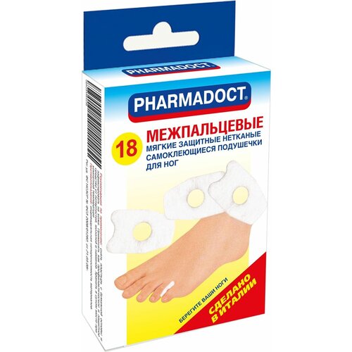 Лейкопластырь Pharmadoct Пластырь для ног межпальцевый 18 шт фотография