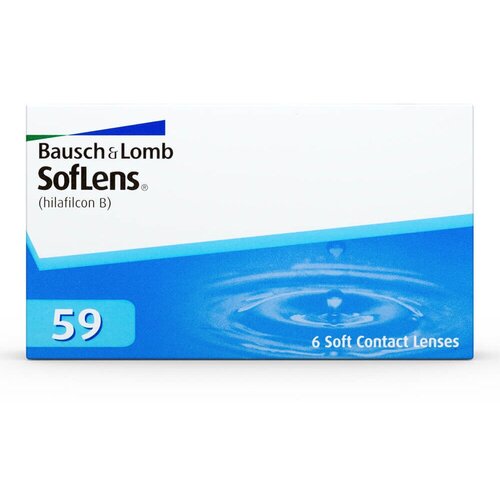 Контактные линзы Bausch & Lomb SofLens 59, 6 шт., R 8,6, D -2 фотография