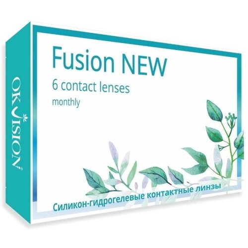 Контактные линзы OKVision Fusion NEW, 6 шт., R 8,6, D -11, 1 уп. фотография