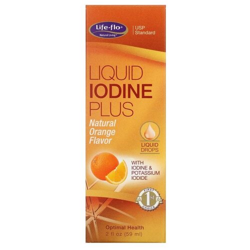 Капли Life-Flo Liquid Iodine Plus, 90 г, 59 мл фотография