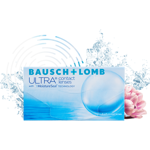 Контактные линзы Bausch & Lomb Ultra, 3 шт., R 8,5, D -4 фотография