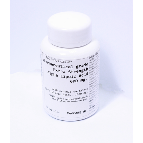 Alpha Lipoic Acid MedCARE Gl. Extra Strength 600 мг 60 капсул фотография