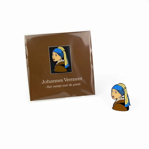 Значок металлический / Little Pins / Johannes Vermeer / Картины / Искусство фотография