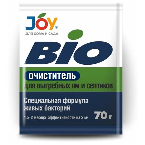 JOY BIO очиститель для выгребных ям и септиков, 70 г, 1 шт. фотография