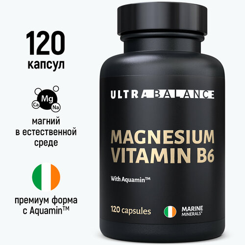 Магний В6, 120 капсул, Ultrabalance Magnesium Vitamin B6 Premium фотография