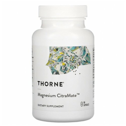 Thorne Research Magnesium Citramate 90 капсул фотография