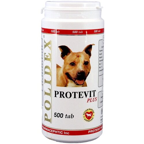 Кормовая добавка Polidex Protevit plus , 500 таб. фотография