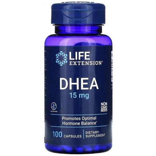 LIFE Extension DHEA 15 mg, 100 капс. фотография