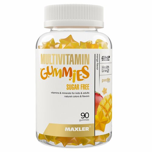 Multivitamin Gummies Sugar Free 90 жев. табл (Maxler) Манго фотография