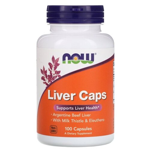 Капсулы NOW Liver Caps, 100 г, 100 шт. фотография