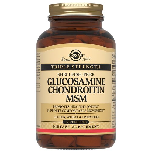 Glucosamine Chondroitin MSM Complex таб., 840 г, 120 шт., нейтральный, 1 уп. фотография