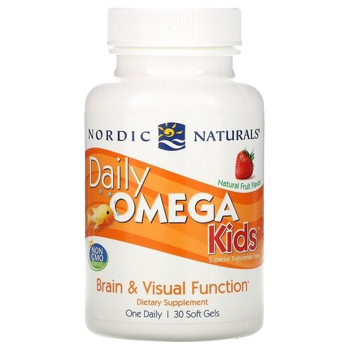 Капсулы Nordic Naturals Daily Omega Kids, 100 г, 30 шт. фотография