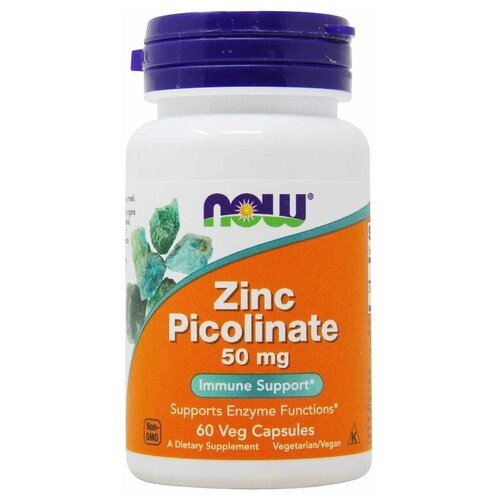 Zinc Picolinate капс., 50 мг, 100 мл, 55 г, 60 шт. фотография