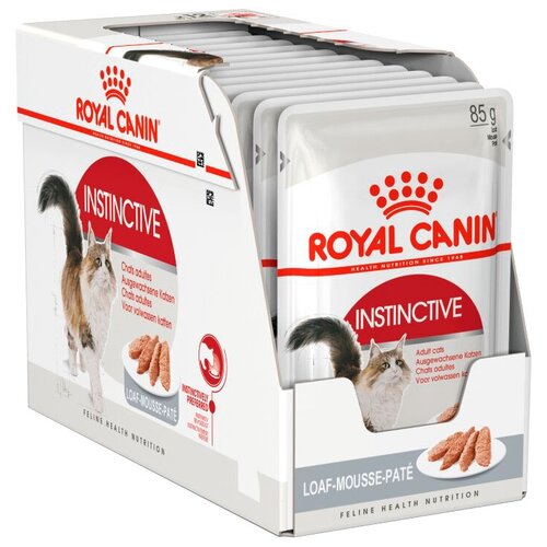 Влажный корм для кошек Royal Canin Instinctive, мясное ассорти 12 шт. х 85 г (паштет) фотография