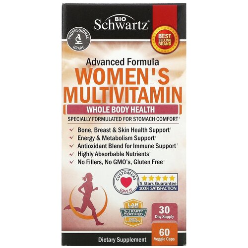 Капсулы BioSchwartz Women's multivitamin, 100 г, 60 шт. фотография