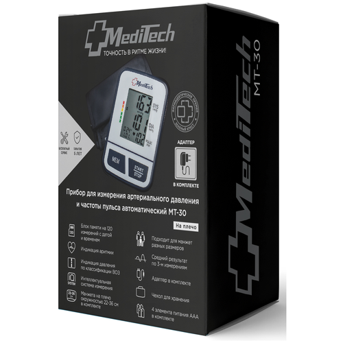 Тонометр Meditech MT-30 с адаптером фотография