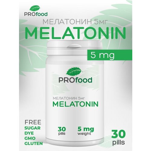 Pro Food Мелатонин 5mg 30 таблеток фотография