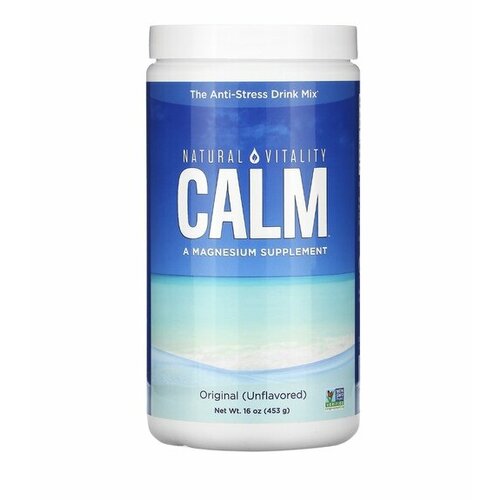 CALM магниевая антистрессовая смесь Natural Vitality CALM без вкуса 453 гр фотография