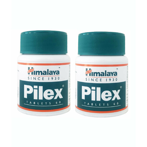 Таблетки Пайлекс Хималая Хербалс (Pilex Himalaya Herbals ) для здоровья прямой кишки и укрепления сосудов, 2х60 таб. фотография